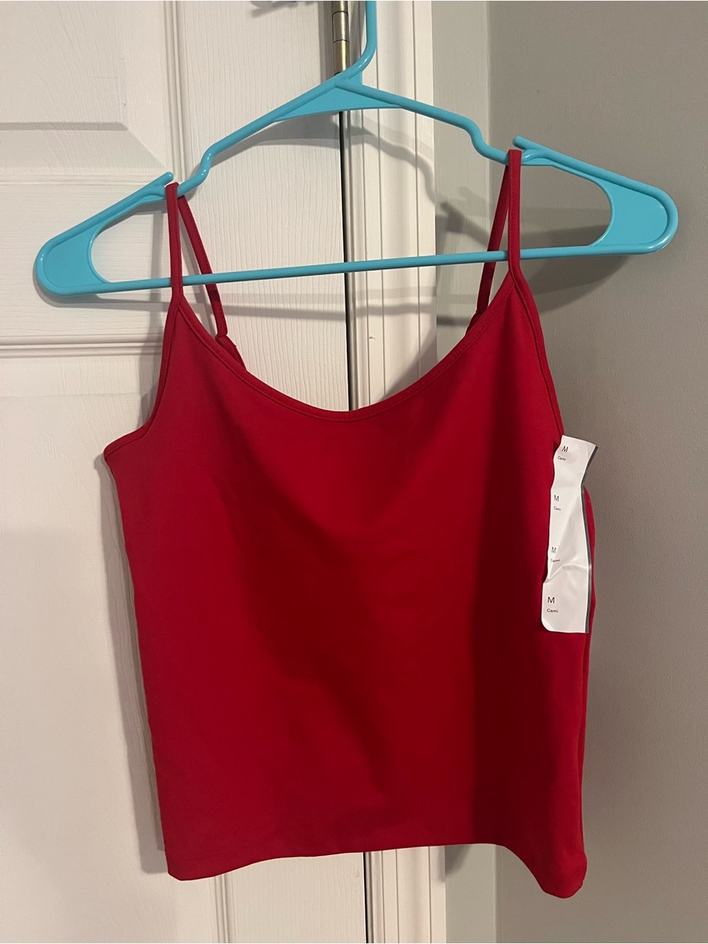wild fable Red Spaghetti-Strap Tank Top